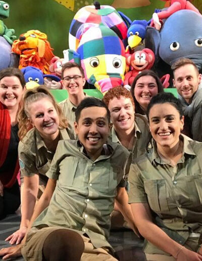 Elmer The Patchwork Elephant with Liana Bdewi