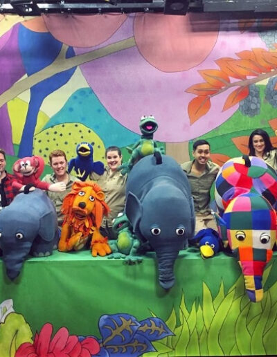 Elmer The Patchwork Elephant with Liana Bdewi