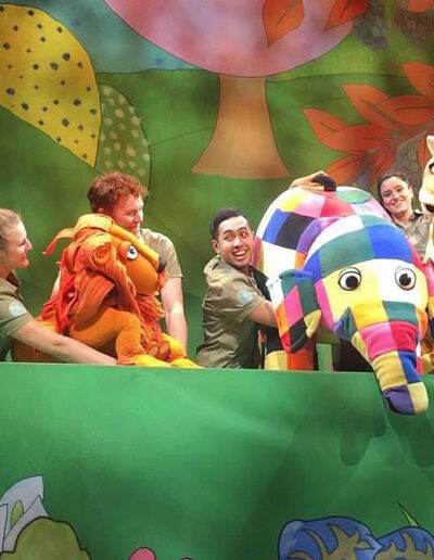 Elmer The Patchwork Elephant with Liana Bdewi
